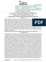 Design Stratigies of Low Power Voltage Level Shifter Circuits For Multi Supply Systems