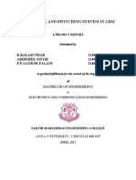 Network and Switching System in GSM: R.Balasundar 21407106303 Abhishek Singh 21407106003 P.P.Ganesh Palani 21407106310