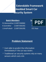 A Low-Cost Extendable Framework For Embedded Smart Car Security System