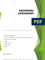 Abdominal Assessment