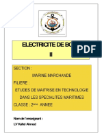 Cours Électricité de Bord II