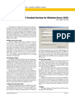 Terminal Services 2003 Overview