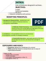 Internal Control Notes