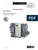 Double Effect Absorption Water Chillers 100 To 1500 Tons: Product Manual