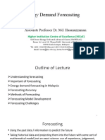 Energy Demand Forecasting: Associate Professor Dr. Md. Hasanuzzaman