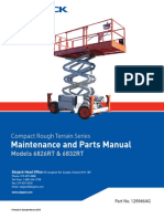 Maintenance and Parts Manual: Compact Rough Terrain Series Models 6826RT & 6832RT