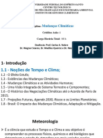 Noções de Tempo e Clima