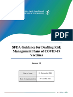 SFDA Guidance For Drafting Risk Management Plans of COVID-19 Vaccines