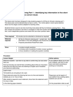 (Online Teaching) A2 Key For Schools Listening Part 1