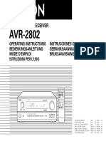 Denon Avr 2802