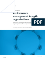 Performance Management in Agile Organizations