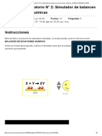 (ACV-S02) Laboratorio #2 - Simulador de Balanceo de Ecuaciones Químicas - QUIMICA GENERAL (7945)