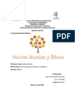 Informe - Leidy Briceño - Valores Morales y Eticos. Modulo II