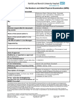 Trust Guideline For The Newborn and Infant Physical Examination (NIPE)