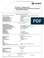 Ficha RUC D&M Asociados