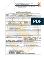 Ficha de Acciones de Promoción Del Simulacro Familiar Multipeligro