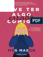 Deve Ter Algo Errado Comigo - Meg Mason