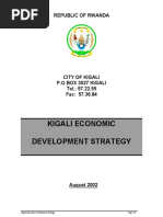 Kigali Economic Development Strategy: Republic of Rwanda