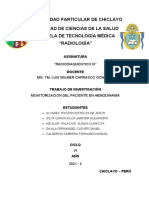 Monitorización Del Paciente en Hemodinamia