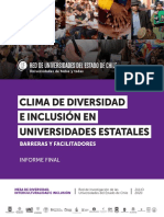 Clima de Diversidad e Inclusión en Las Universidades Estatales - 0