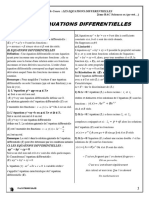 Equations Differentielles Resume de Cours 1 2