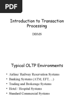 Introduction To Transaction Processing