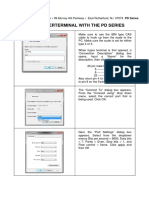 PD-II Using Hyperterminal