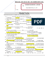 Modal Verbs: Tiếng Anh Chị Nghiêm Tâm - Sđt: 036 511 7609 - Fb: Nghiêm Thúy Tâm