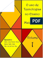 Livro O Uso de Tecnologias No Ensino de Matemática - Volume 1