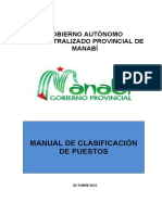 Manual de Clasificaccion de Puestos