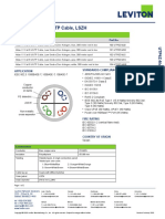 Atlas-X1 Cat 6 U/UTP Cable, LSZH: Product Specifications UTP6Z-Mxx