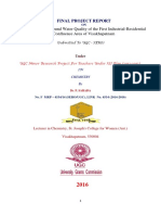 Assessment of Ground Water Quality of The First Industrial-Residential Confluence Area of Visakhapatnam