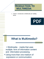 Chapter 1 Introduction To Multimedia and Building Blocks