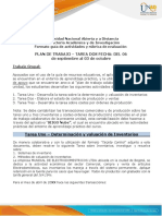 Plan de Trabajo Trabajo Grupal Tarea 2 - Aplicar Los Costos Por Órdenes de Producción