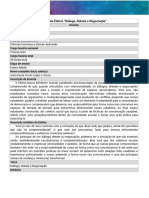 PLANO DE ELETIVAS - Diálogo, Debate e Negociação