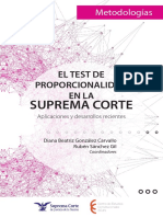 Test de Proporcionalidad en La SCJN - Aplicaciones Digital Final Con Catalogación