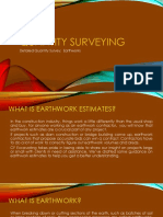 Quantity Surveying-Earthworks