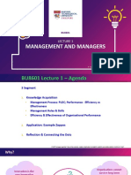 Management and Managers: Dr. Vijayan P Munusamy