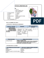 SESIÓN DE Producion de Cuentos 3°