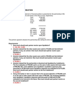 Partnership Liquidation: Problem M