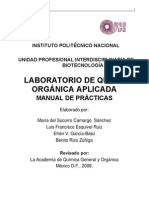 Manual de Lab Quimica Orgánica Aplicada Corregido