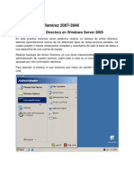 Backup de Active Directory en Windows Server 2003