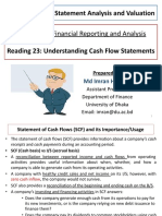 Reading 23 Slides - Understanding Cash Flow Statement