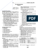 Tax Administration: Bacc 2 Income Taxation Franklin D. Lopez, CPA