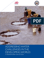 Addressing Water Challenges in The Developing World:: A Framework For Action