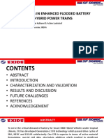 Recent Advances in Enhanced Flooded Battery For Smart Mild Hybrid Power Trains