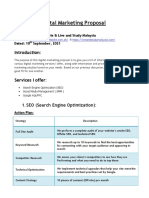 Digital Marketing Proposal - Northpole & Live and Study Malaysia