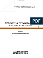 Direito Informação E Meio Ambiente: Paulo Affonso Leme Machado