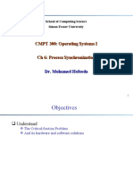 CMPT 300: Operating Systems I CH 6: Process Synchronization