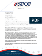 SFOF Letter To President Biden and Secretary Yellen